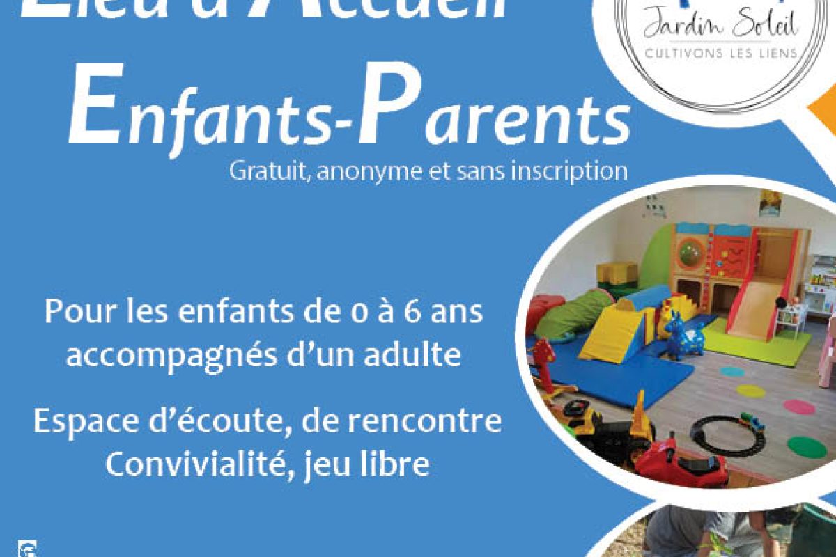 Jardin Soleil – lieu d’accueil enfants-parents