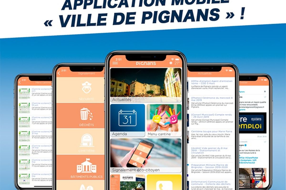 L’application mobile de Pignans est arrivée !