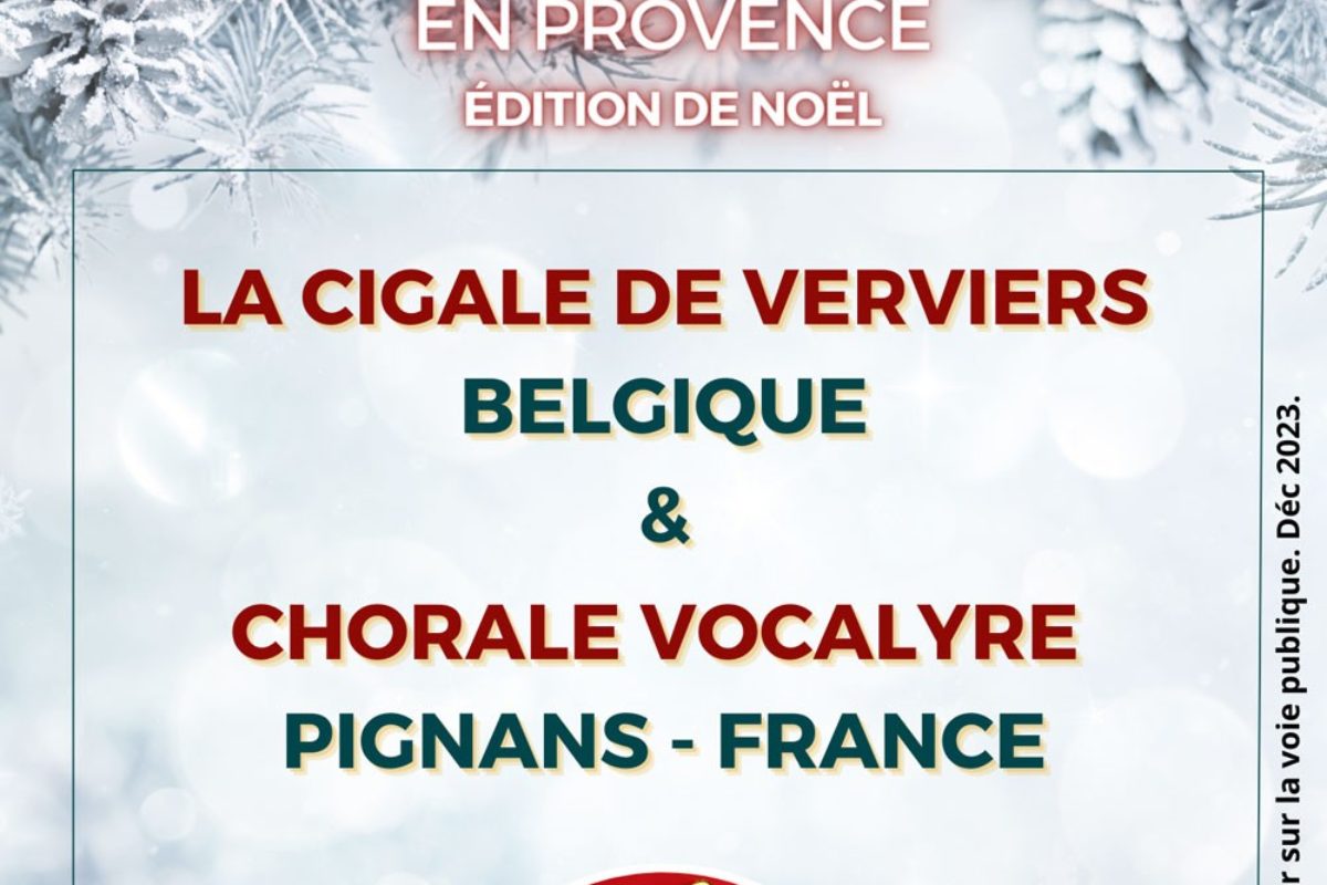 10 déc – FESTIVAL CHORAL INTERNATIONAL EN PROVENCE