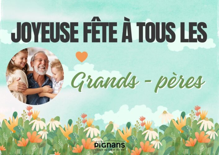 Affiche : Affiche fete des grands peres a4 paysage 1