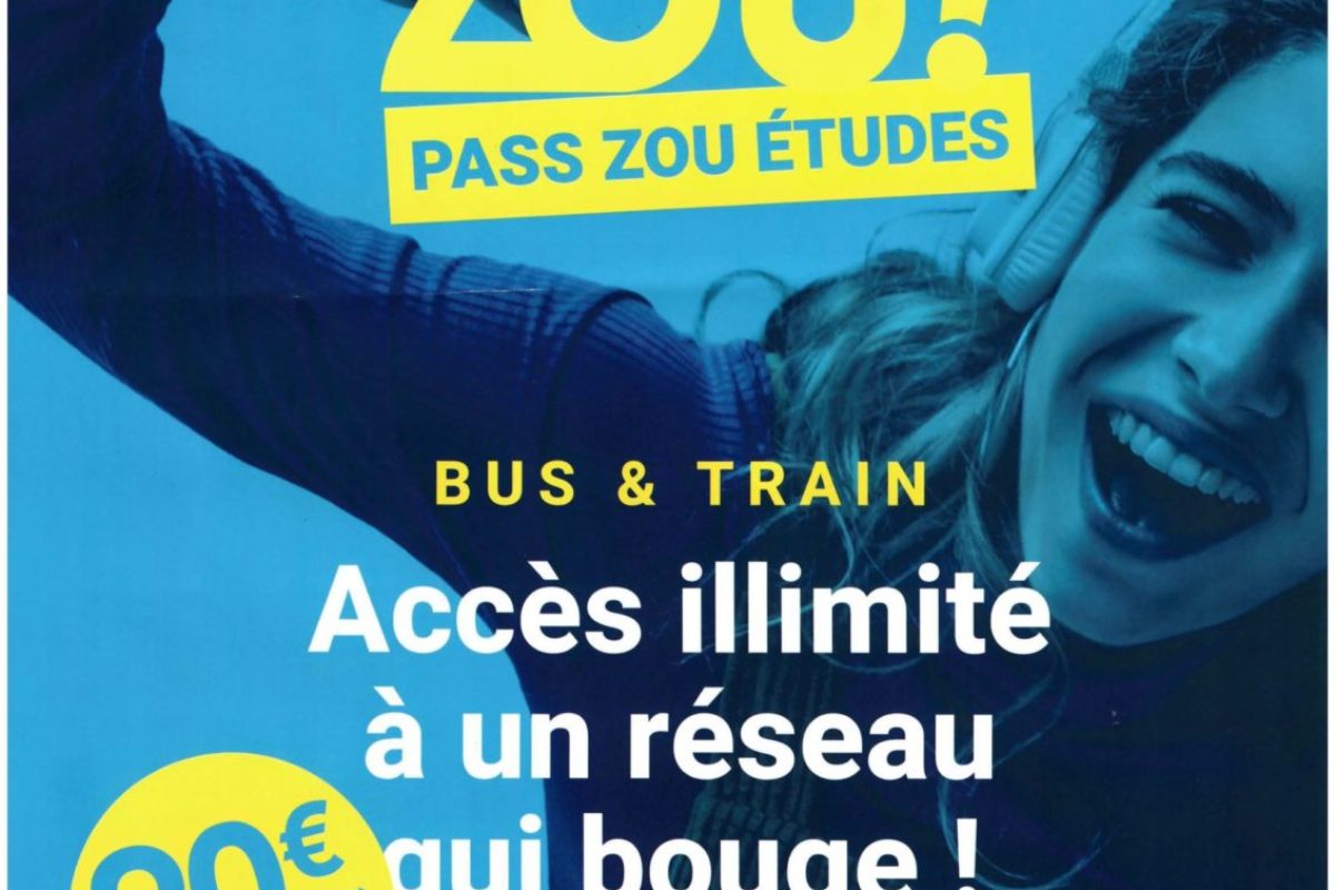 Pass Zou études 2023/2024