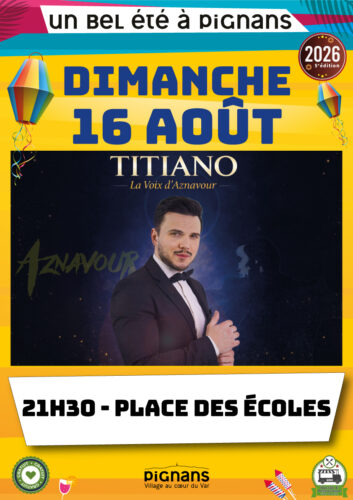 Un homme en costume - affiche du spectacle hommage aznavour