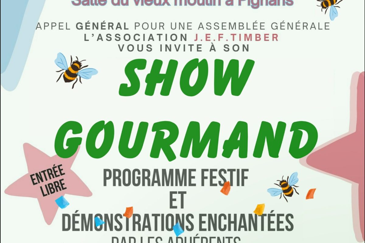 25 jan. Show gourmand – juste en face