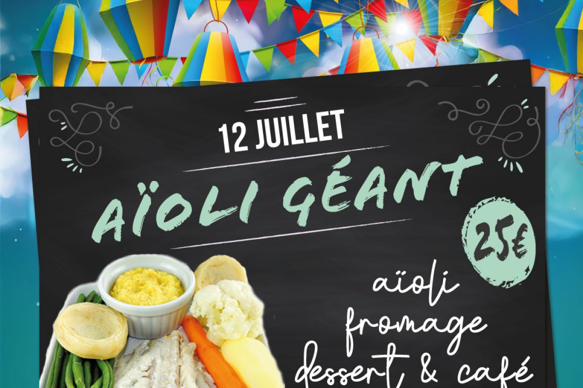 12 juil – Aïoli géant à Berthoire – Un bel été à Pignans 2025