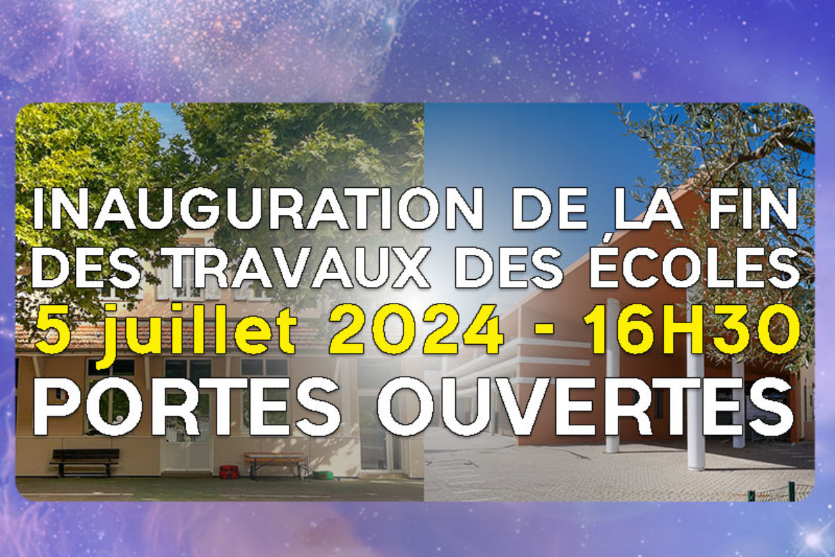 5 juillet – Inauguration des travaux des écoles Daudet et Giono