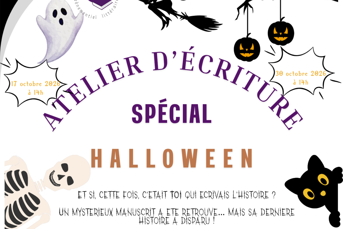17 oct. – Club de lecture Spécial Halloween – Cœur en lettres