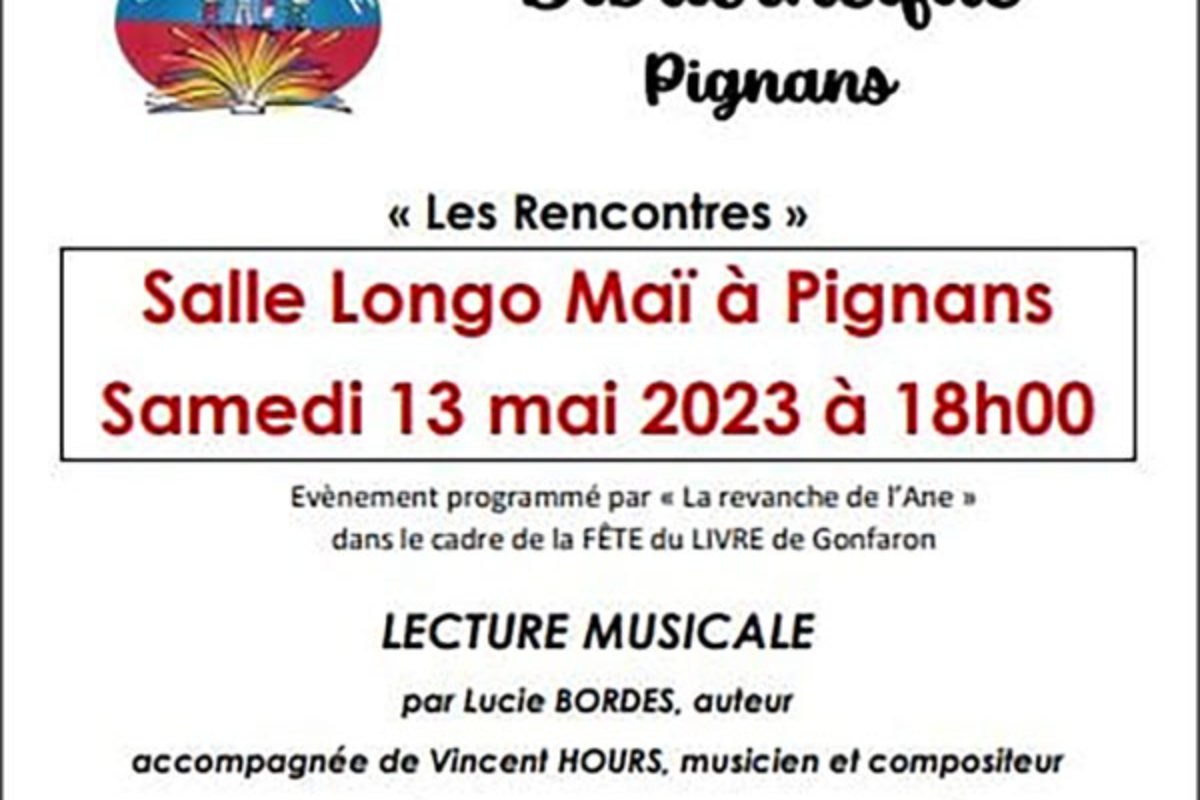 13 mai – Lecture musicale