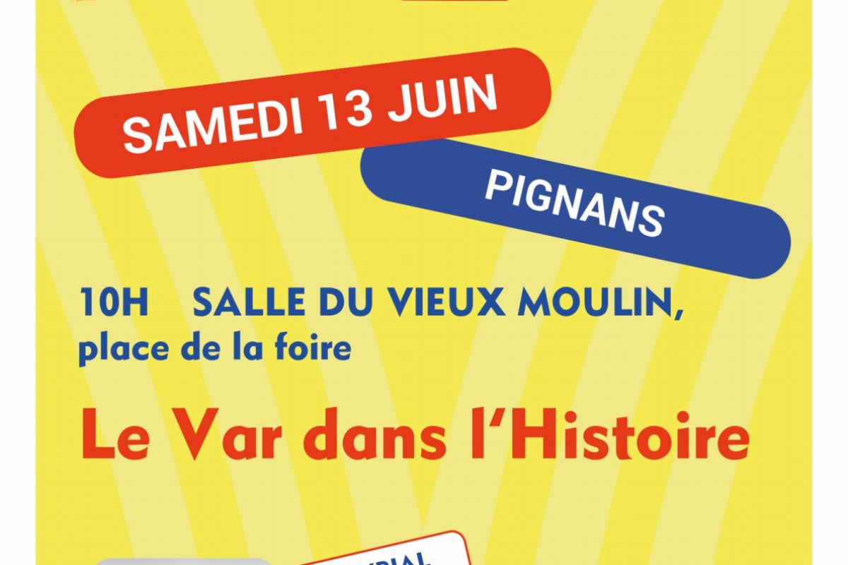 13 juin – Rencontre avec Pierre Avrial – Festival littéraire en Coeur du Var