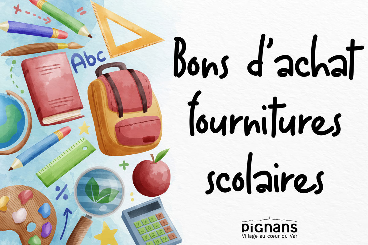 [Rentrée 2024-2025] Bons d’achat fournitures scolaires