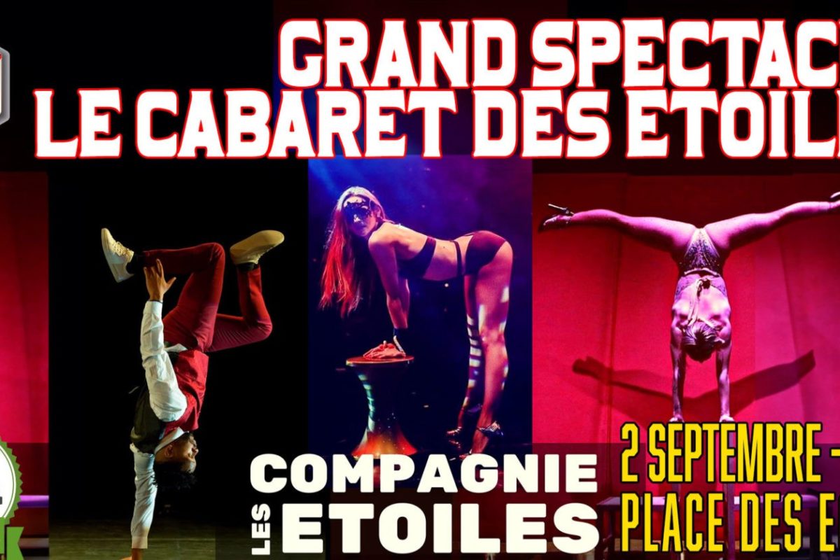 2 septembre – Cabaret « la compagnie étoiles »