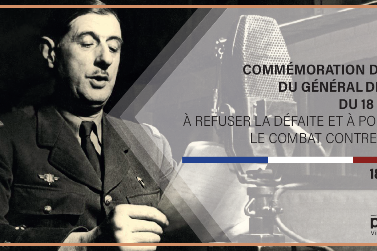 Commémoration de l’appel du 18 juin 1940