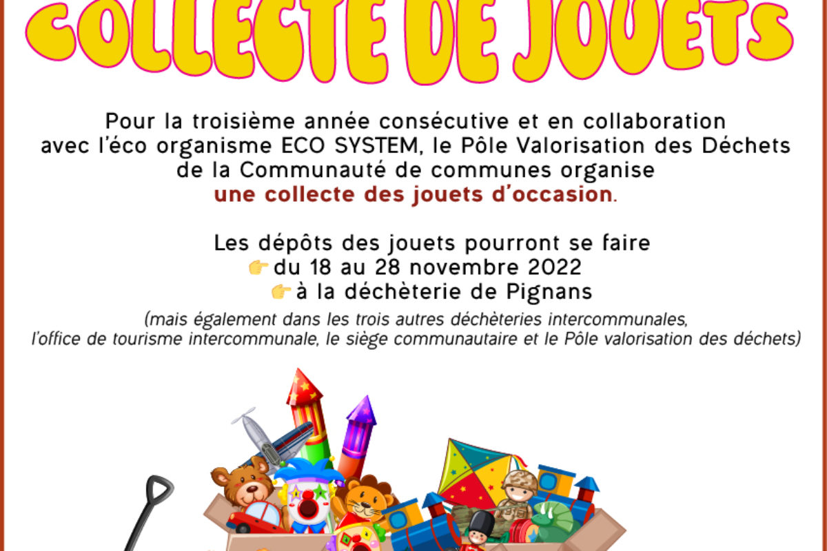 Collecte de jouets d’occasion