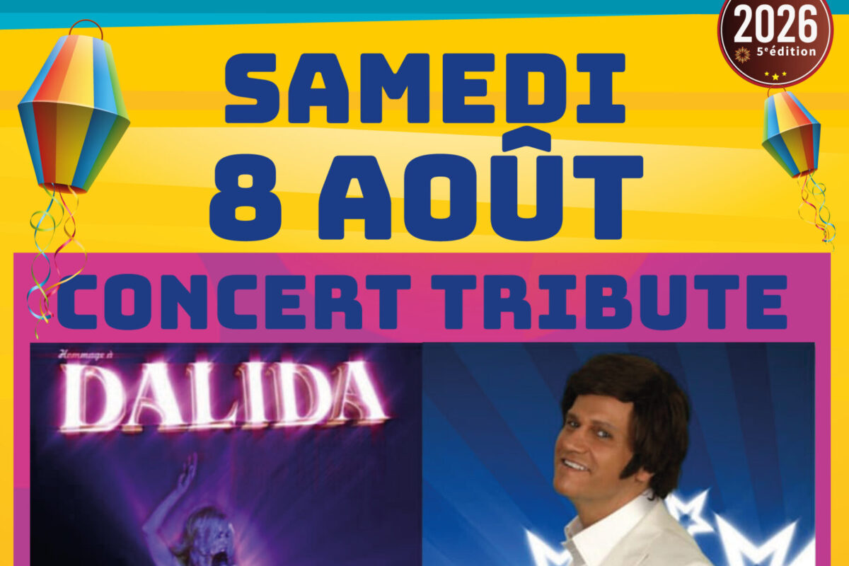 8 août – Concert tribute : Dalida & Joe Dassin – Un bel été à Pignans 2026