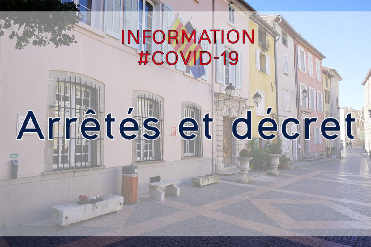 [Covid 19] Arrêtés et décret du 16 et 17 octobre