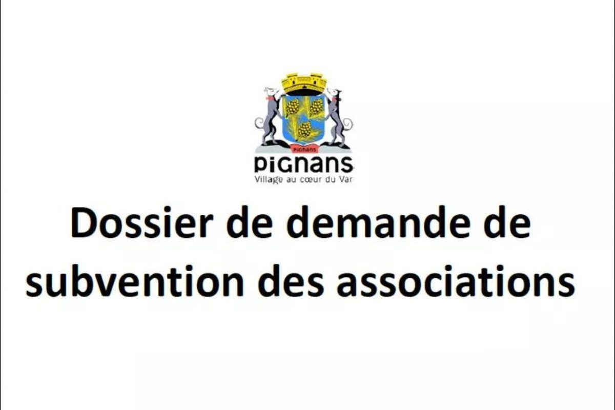 Dossier de demande de subvention des associations – 2025