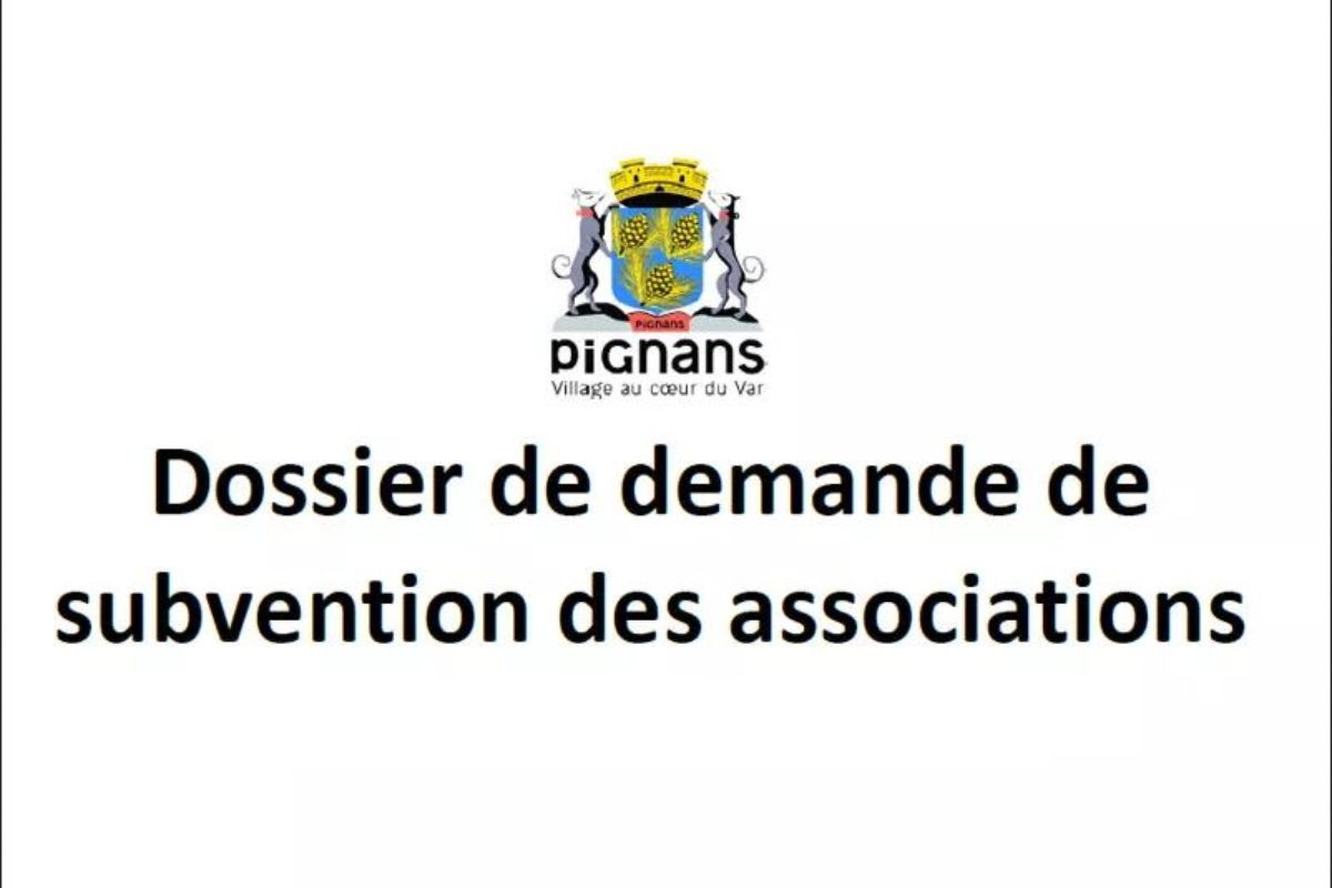 Dossier de demande de subvention des associations – 2024