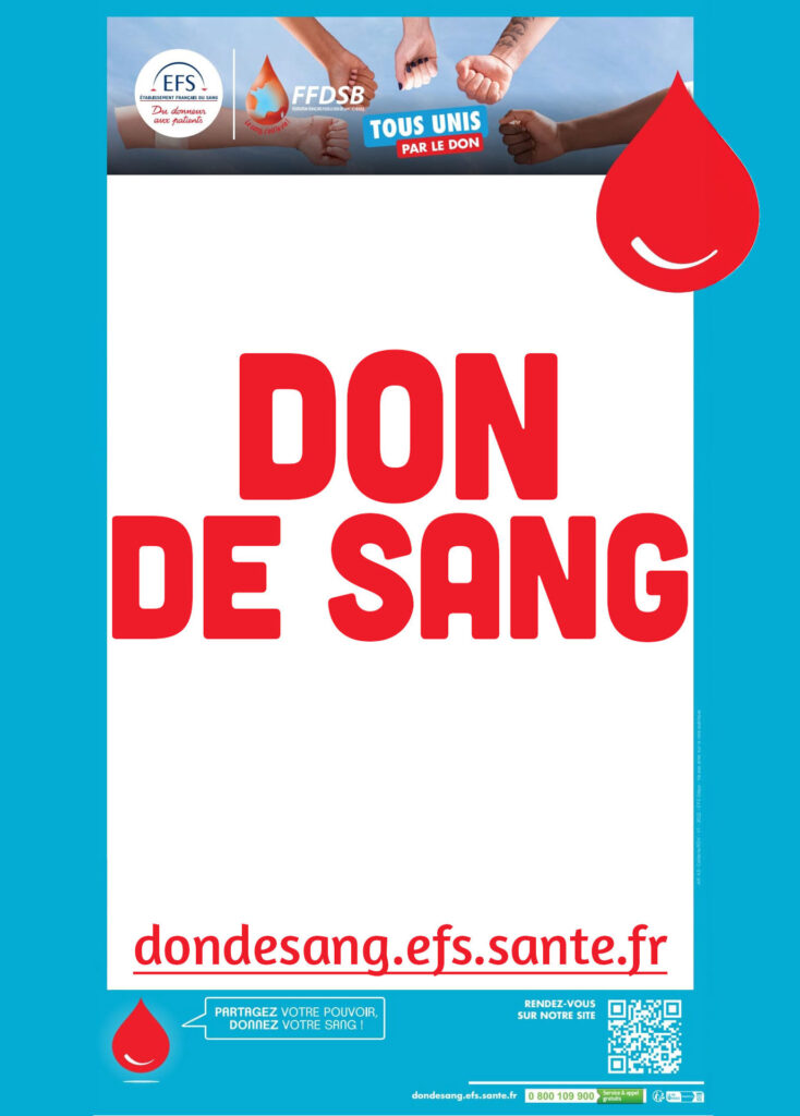 Affiche : Collectes de sang 2027