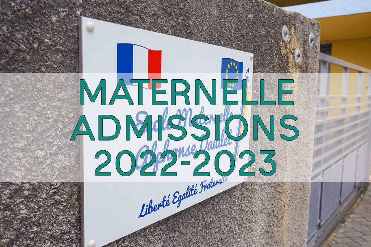 🚸 Admissions 2022-2023 – École Maternelle Alphonse Daudet