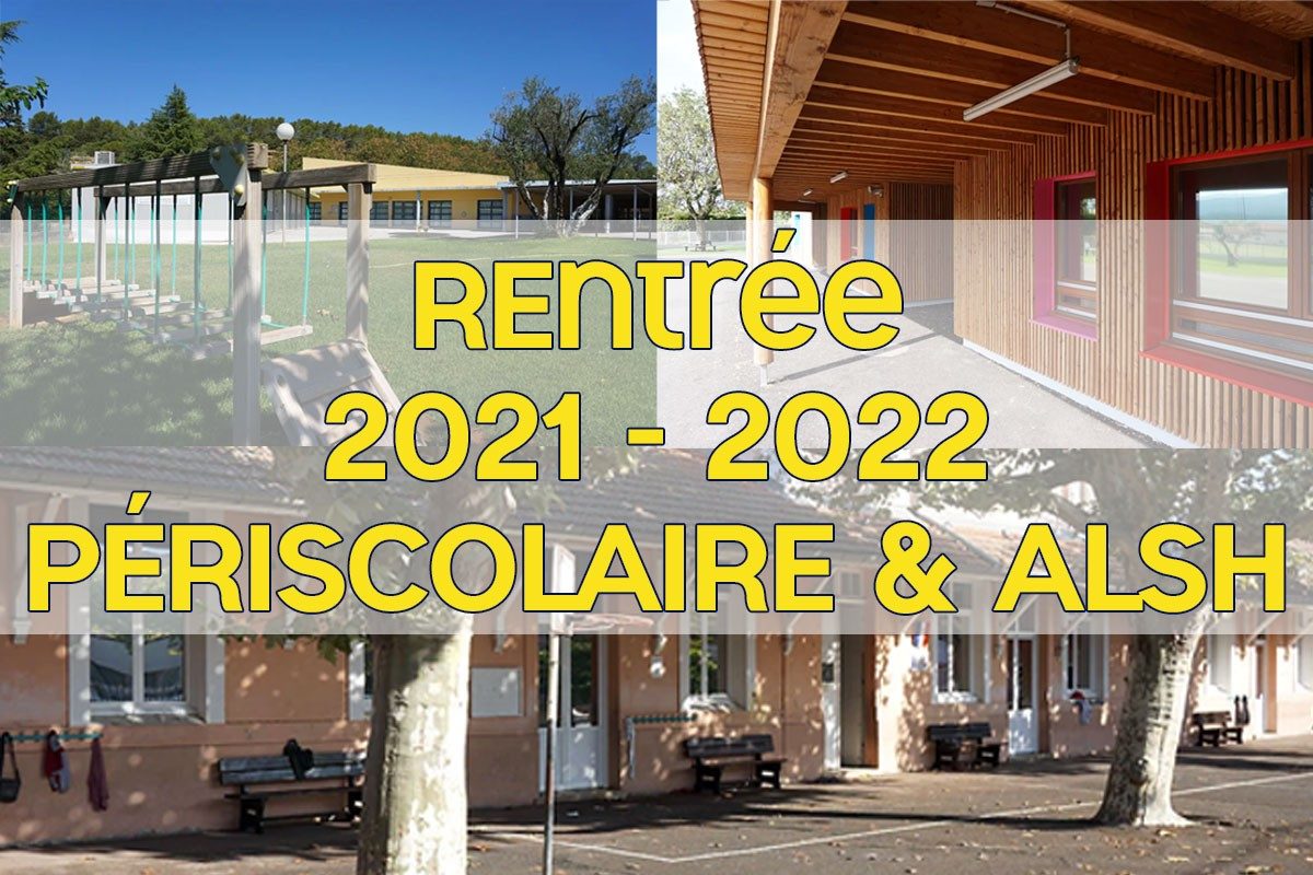 [Rentrée 2021-2022] Périscolaire et Accueil de Loisir du Mercredi