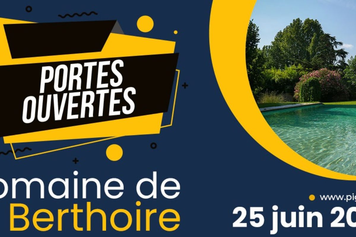 25 juin – Portes ouvertes au domaine de la Berthoire de Pignans