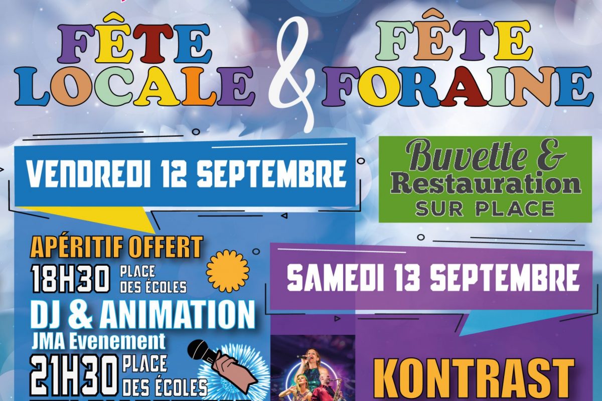 12 13 et 14 sept. Fête locale – Un bel été à Pignans 2025