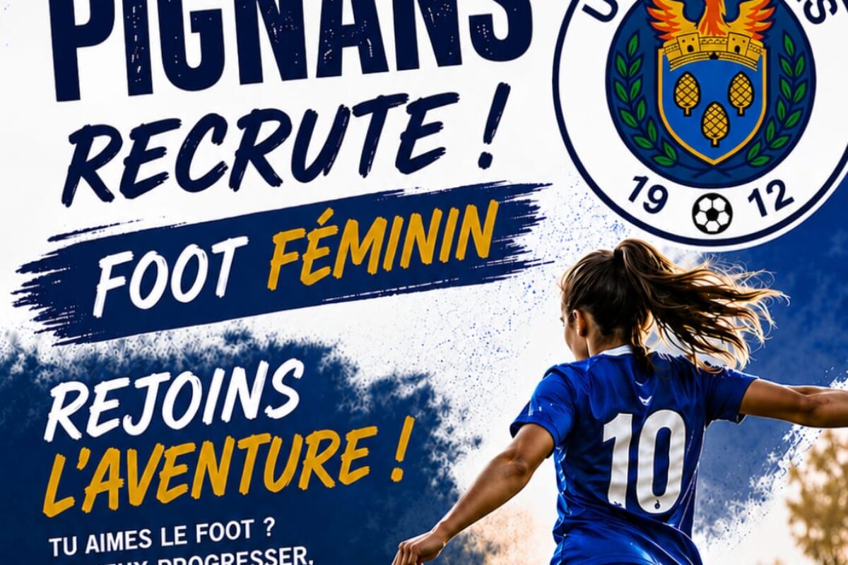 Le foot féminin et le foot en marche recrute