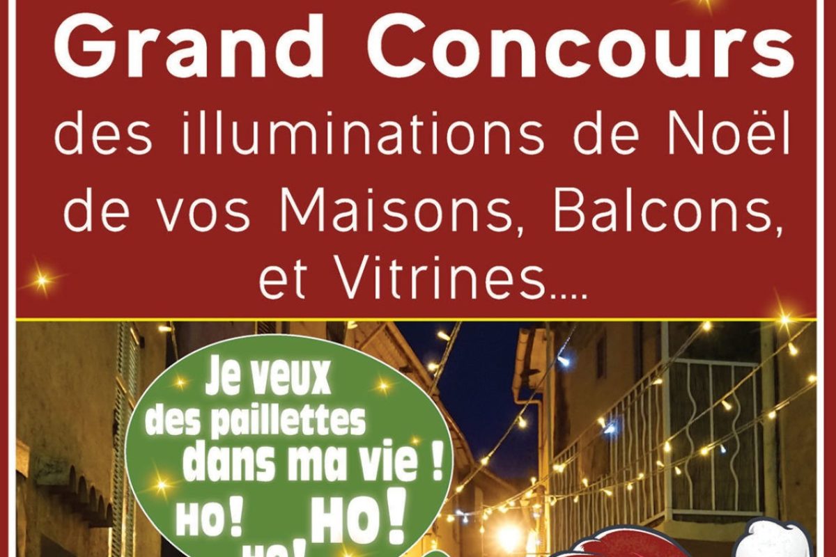 Grand concours des illuminations de Noël 2020