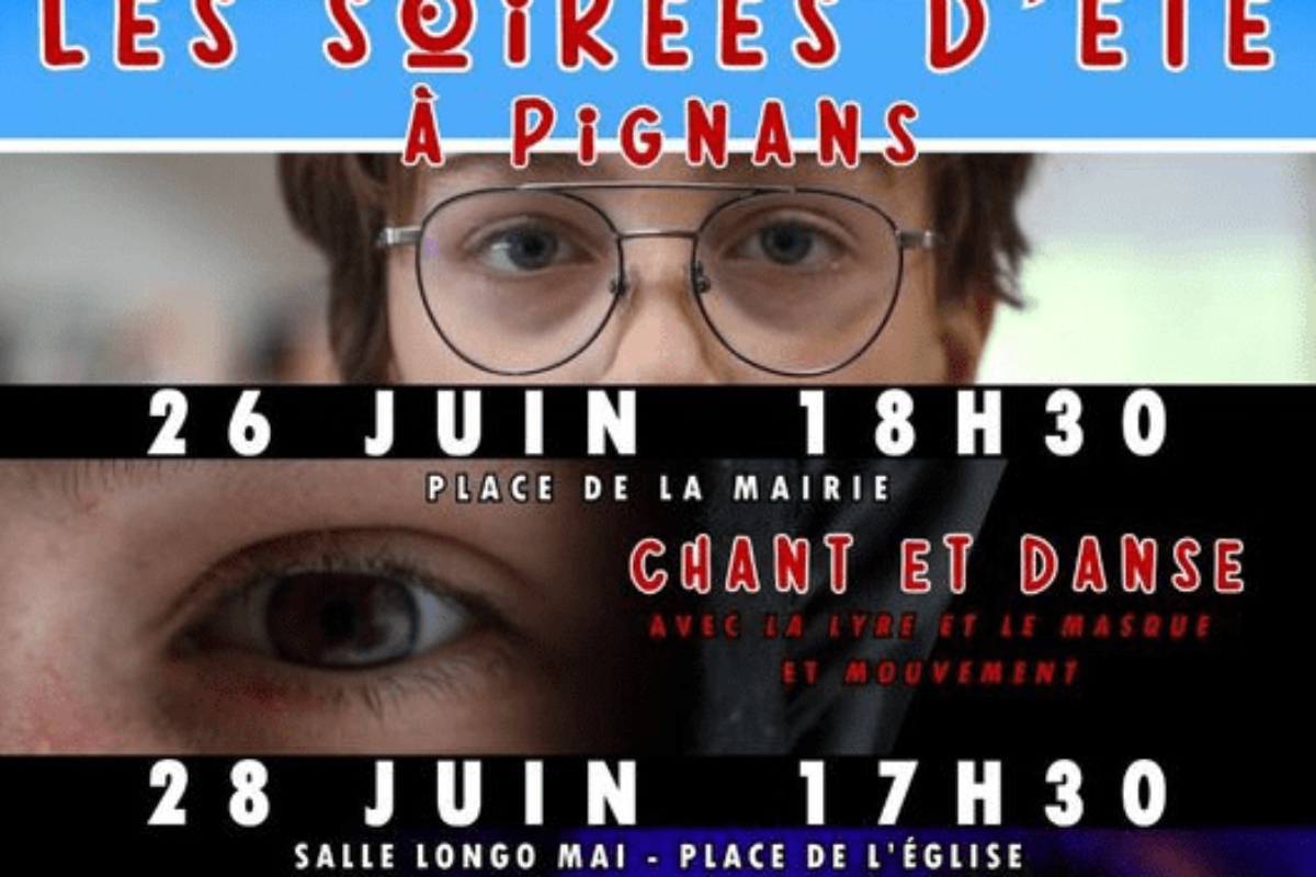 26 juin – Soirées d’été 2022 – Chant et danse