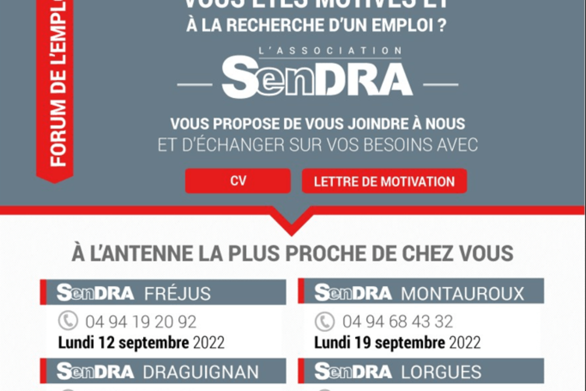 23 sept – Journée portes ouvertes SenDRA au luc