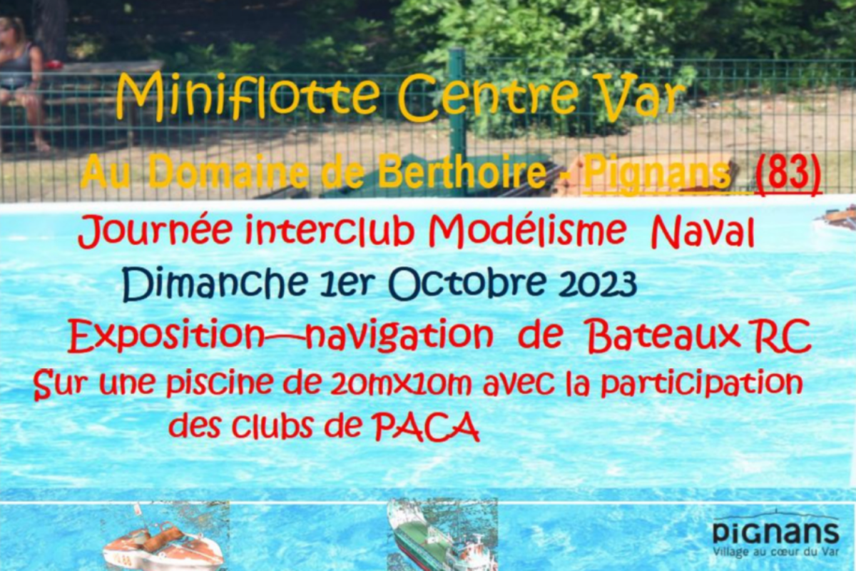 1er octobre – Journée interclub modélisme naval