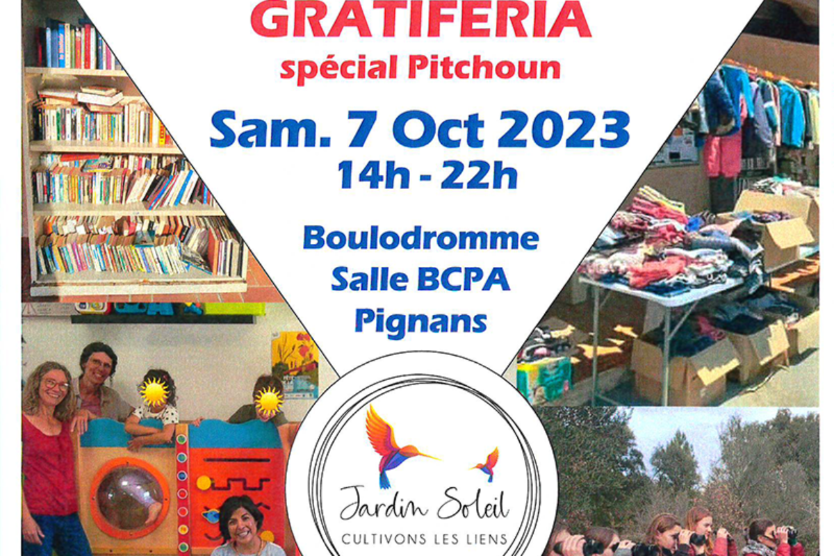 7 oct – Gratiferia Special Pitchoun