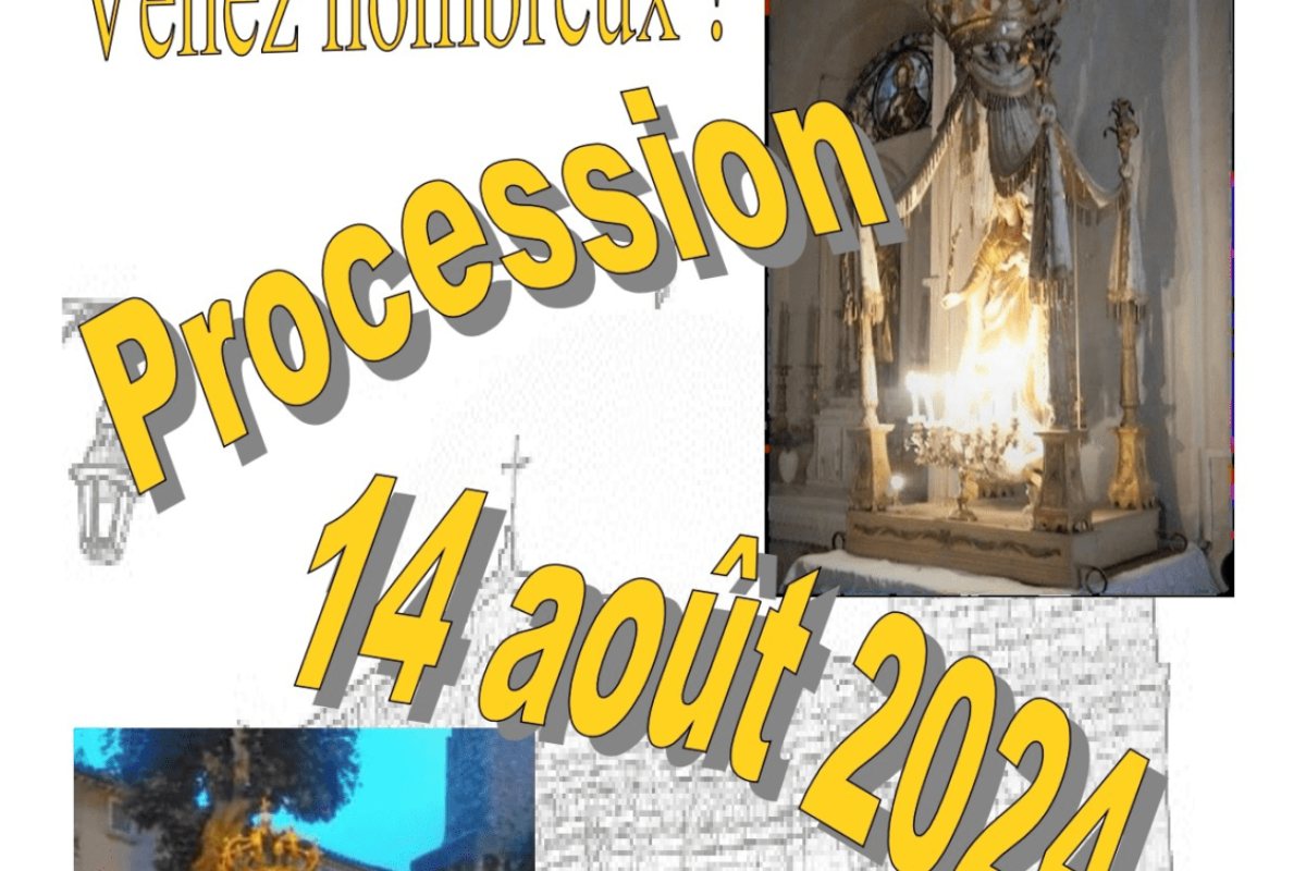14 août – Procession