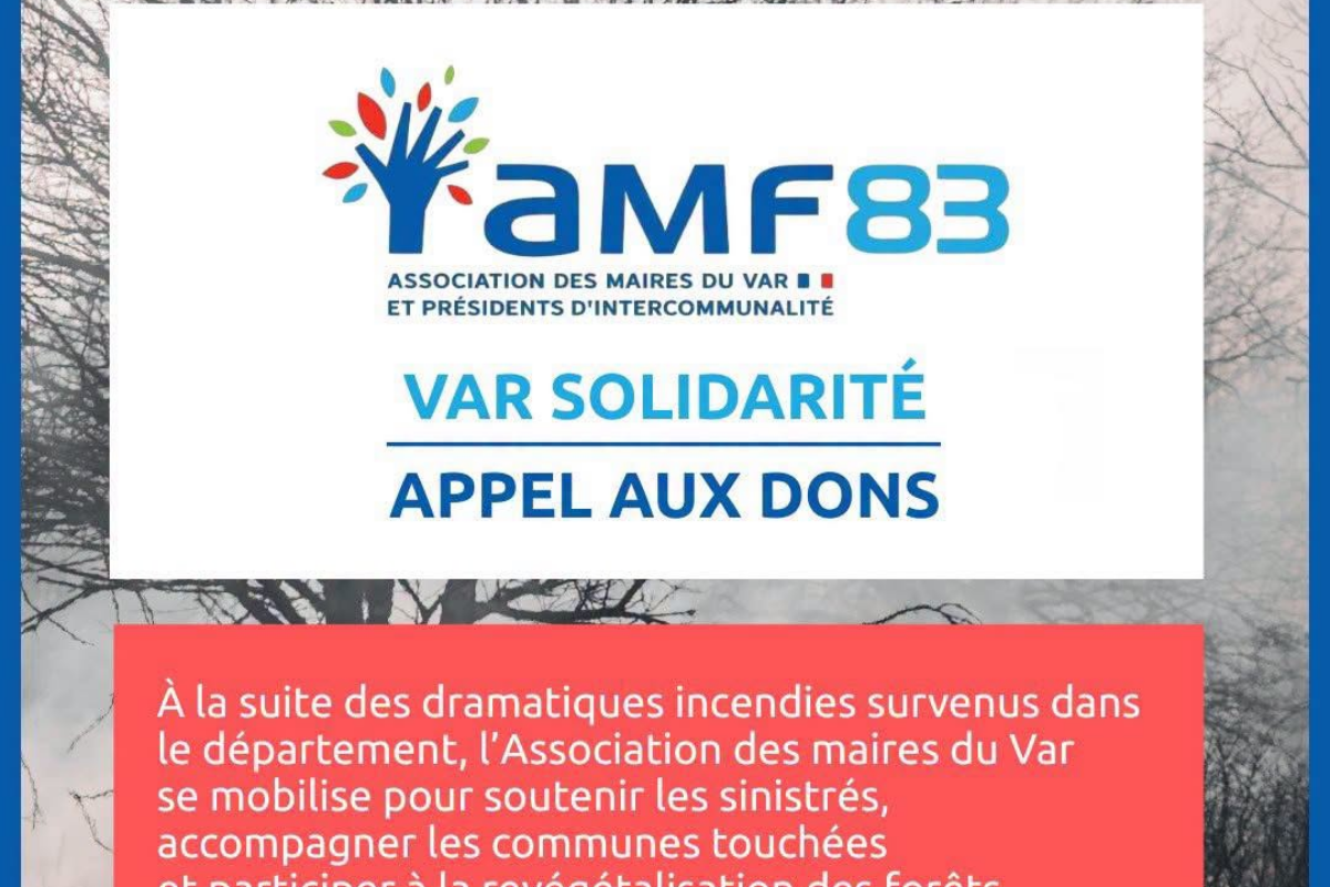 Solidarité après les incendies : un appel aux dons est lancé