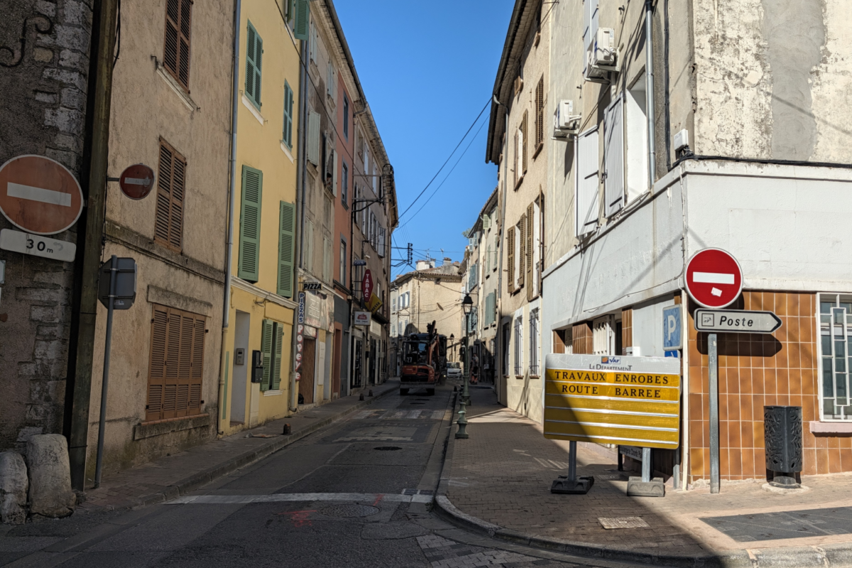 Travaux Grande rue et rue St Esprit jusqu’au 10 décembre