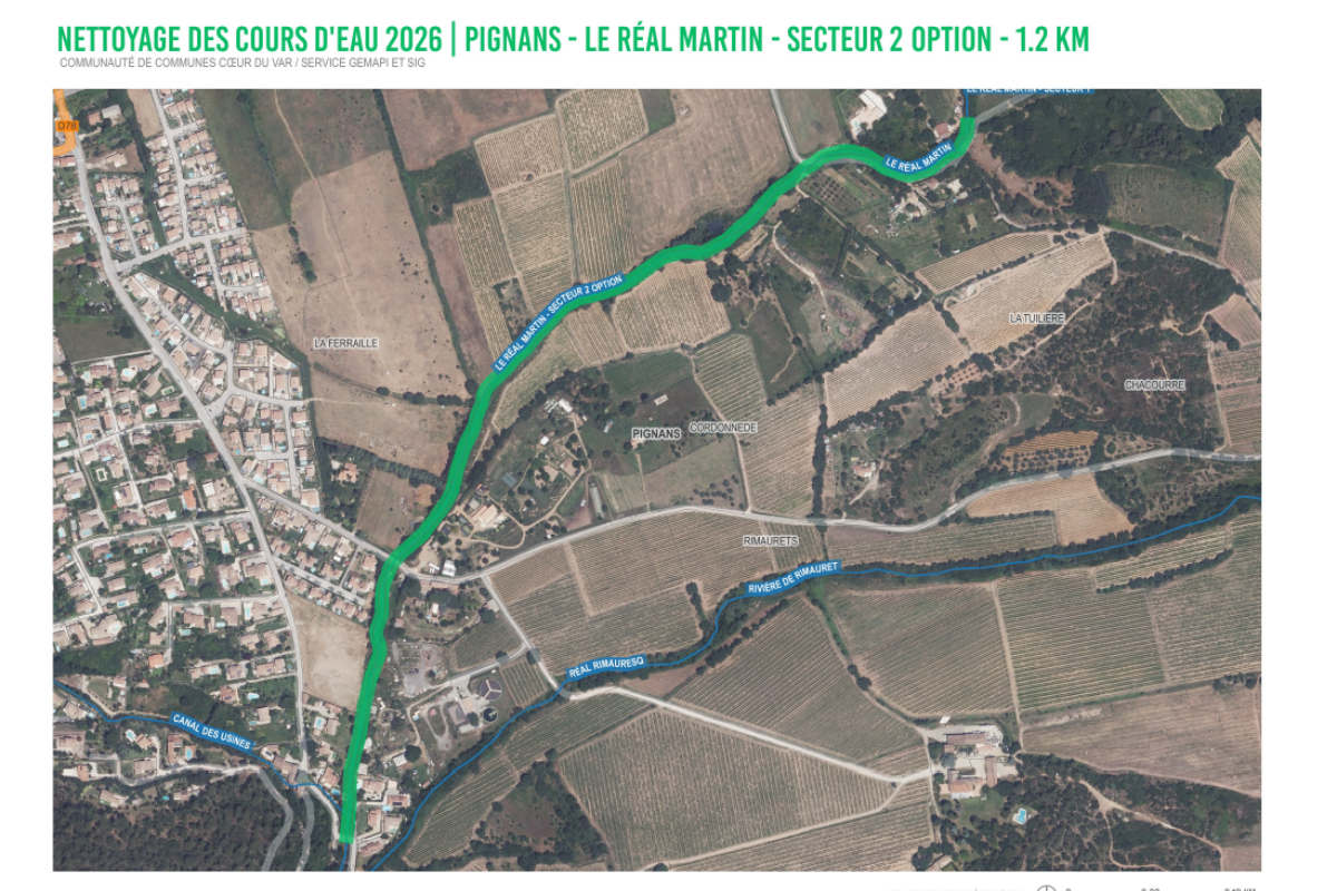Nettoyage des cours d’eau 2026 – Secteur du Réal Martin