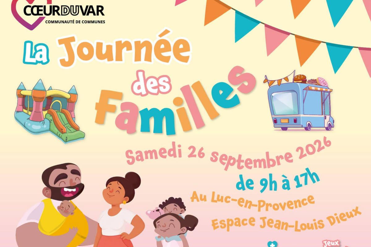 26 sept – La journée des familles à l’espace Jean Louis Dieux au Luc en Provence