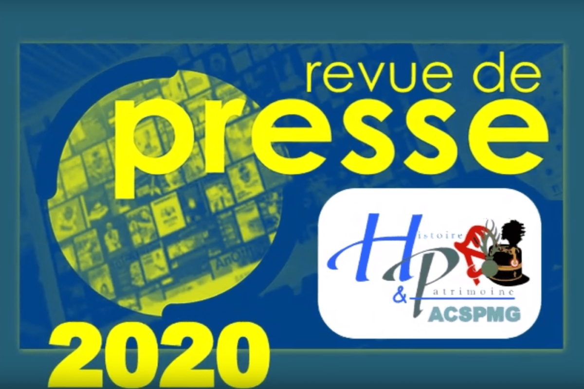 Revue de PRESSE 2020 de l’ACSPMG