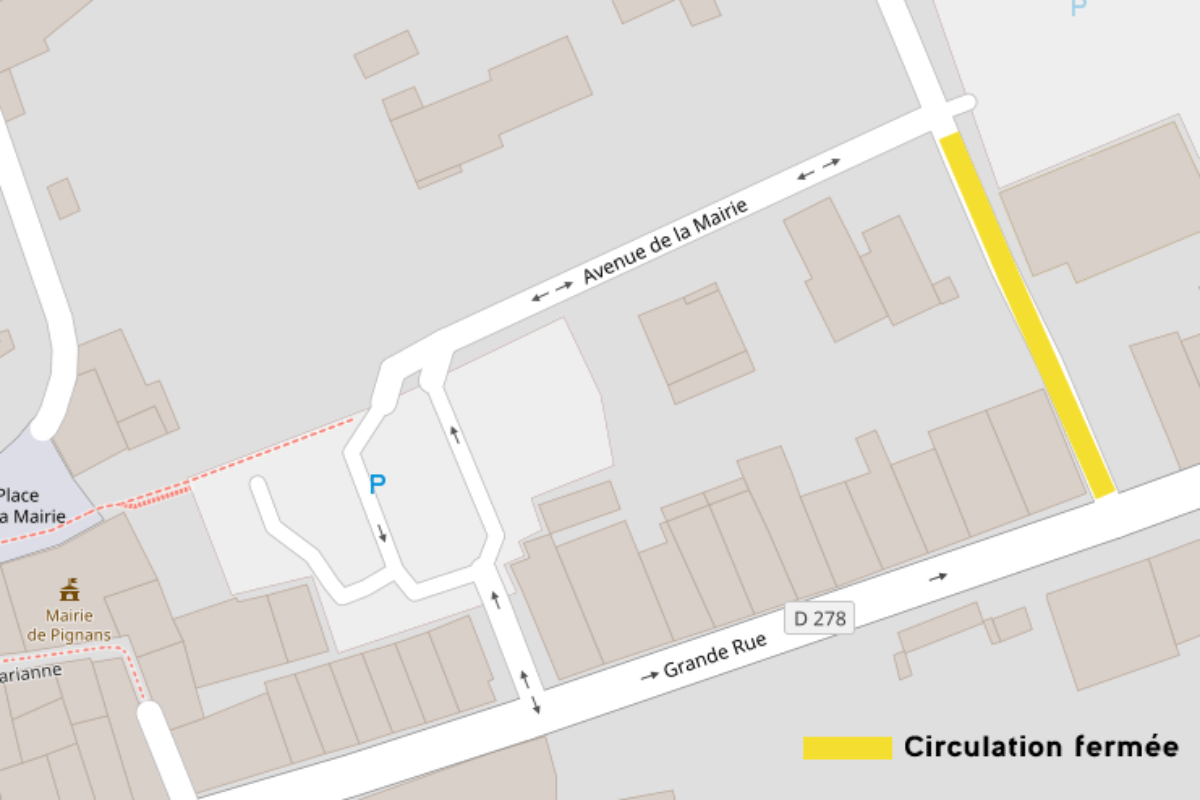[Travaux] Fermeture de la rue des cliquesses les 27 et 28 janvier