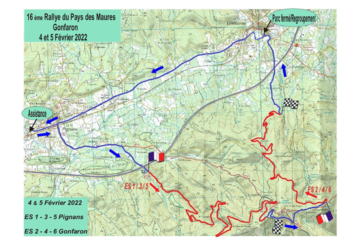 4 et 5 fév. 2022 – 16e Rallye Pays des Maures Gonfaron Pignans