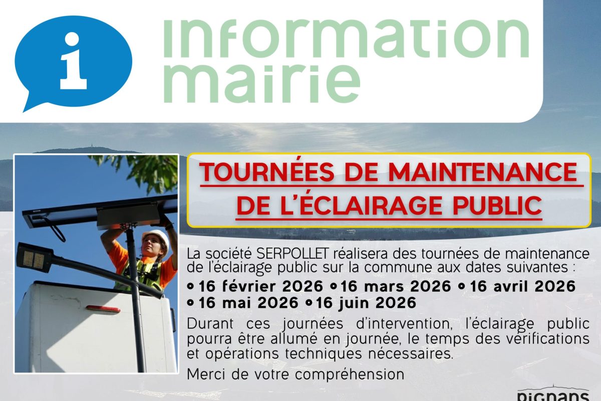 ð¡Tournées de maintenance de l’éclairage public