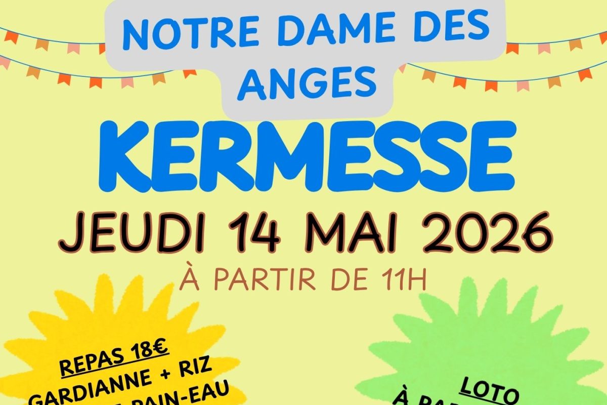 14 mai – Kermesse – Notre Dame des Anges