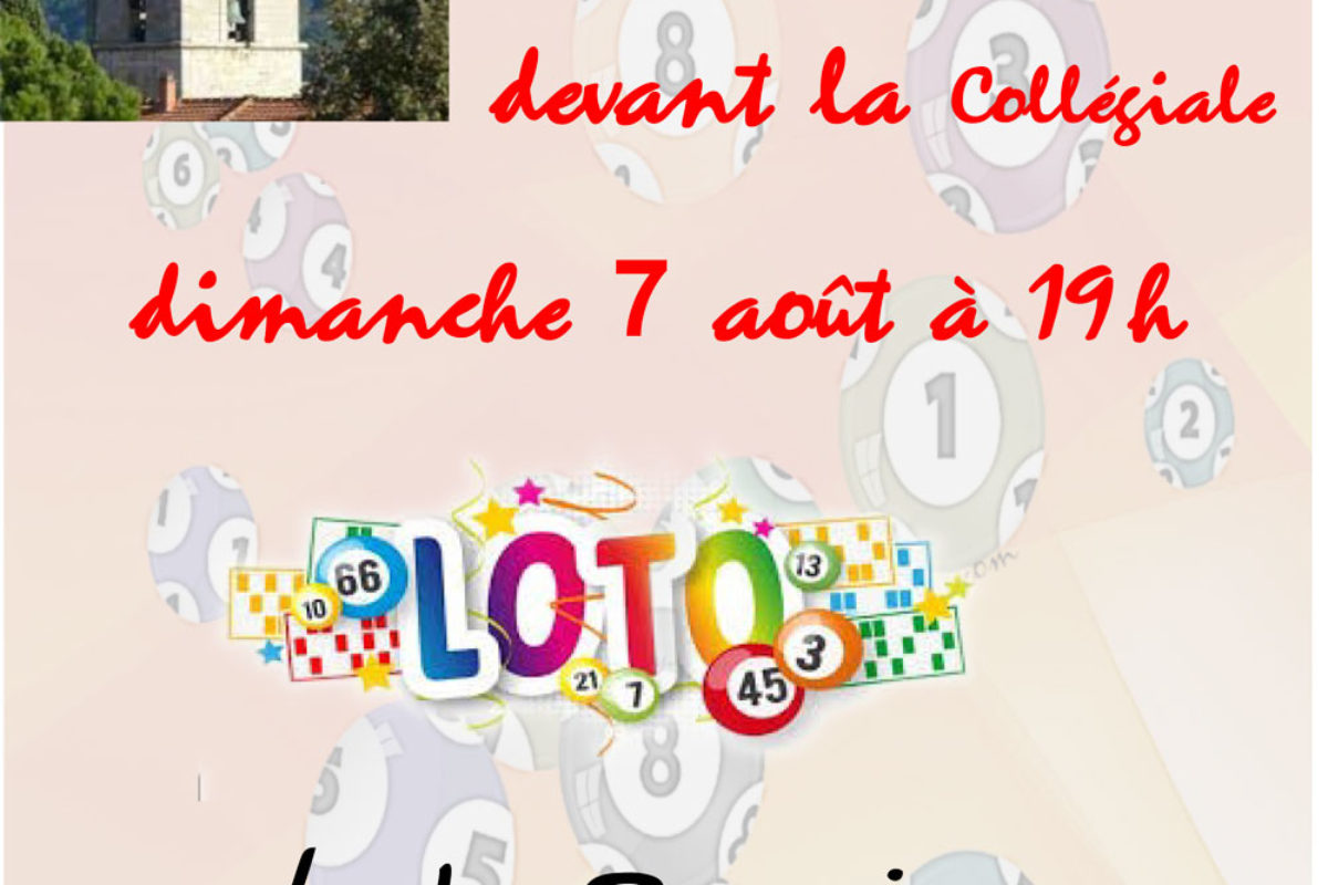 7 août – LOTO DE LA PAROISSE