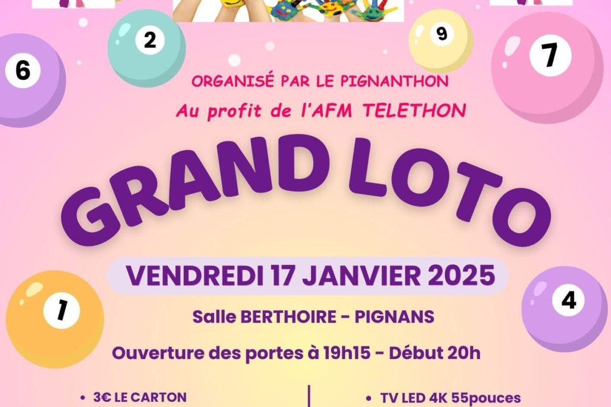 17 jan – Loto du Pignanthon
