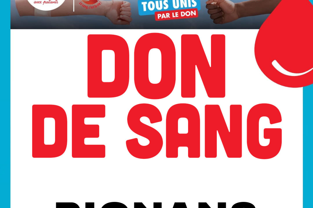 ð©¸ 15 décembre 2026 : Don du sang