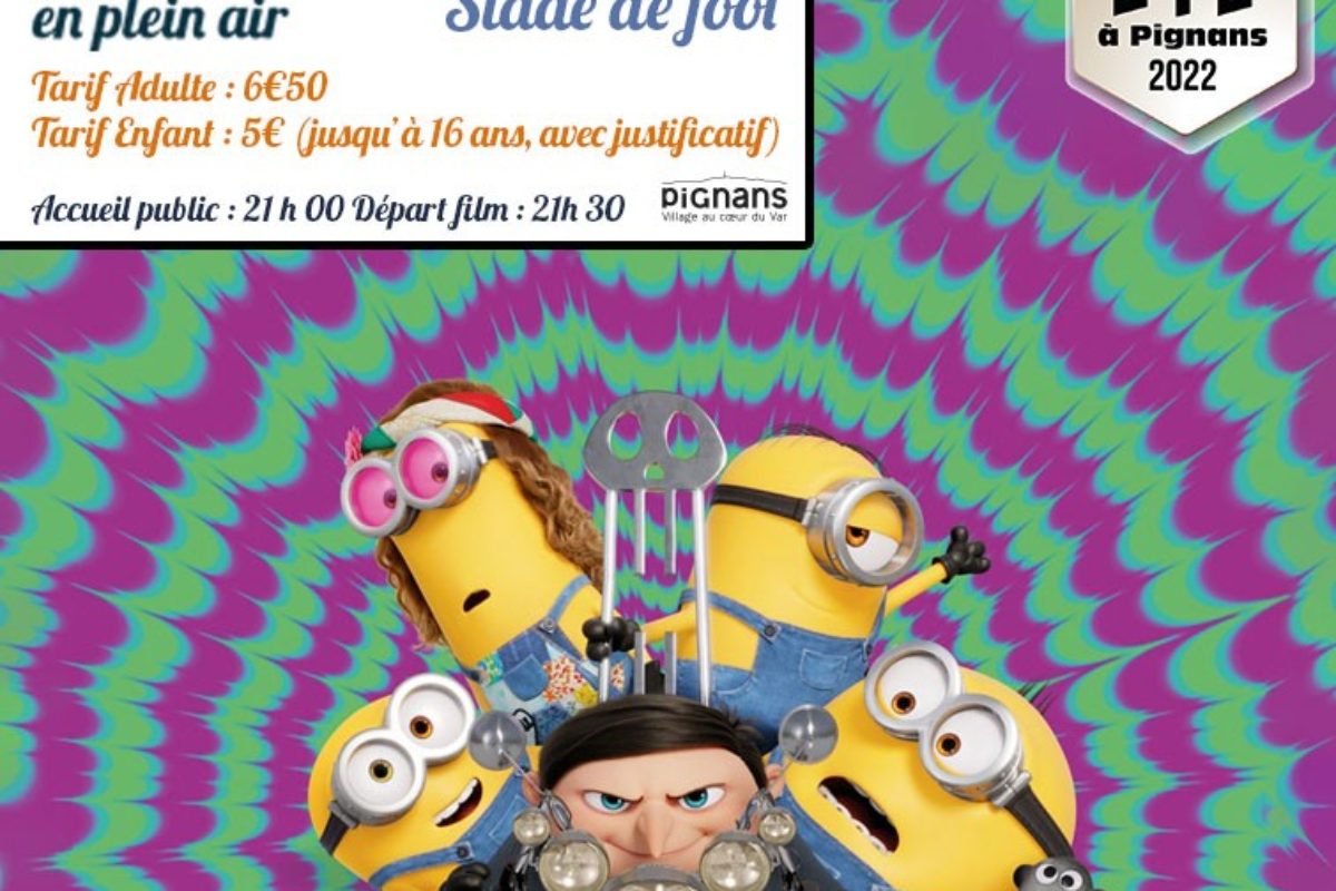 2 août – Les minions 2 – Cinéma plein air