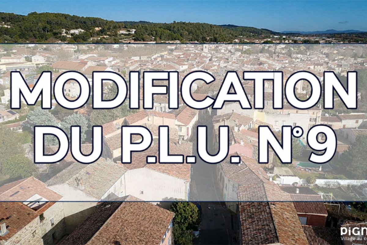 Modification 9 du Plan Local d’Urbanisme – Avis d’enquête publique