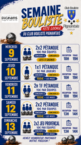 Affiche : Planning bouliste nov 2026
