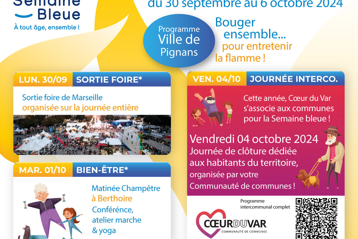 Semaine bleue 2024 à Pignans