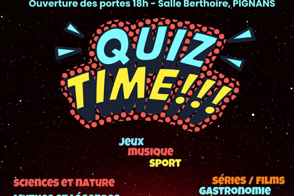 7 fév – Soirée QUIZZ du Basket Ball Club Pignantais