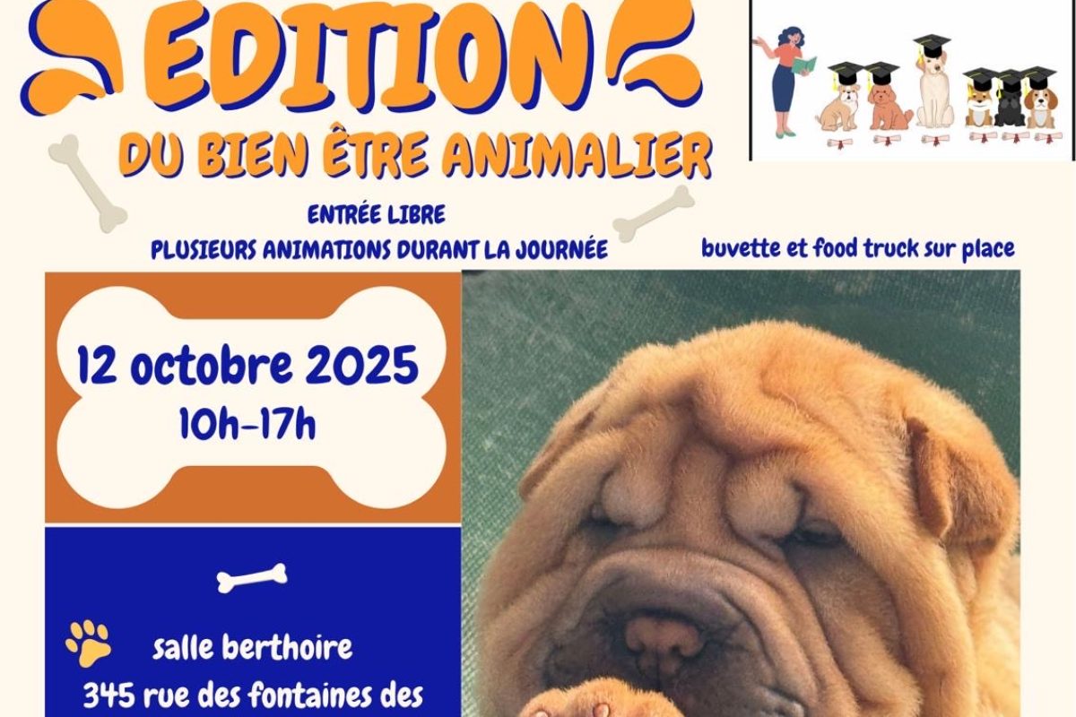 12 oct. – Journée du bien être animalier
